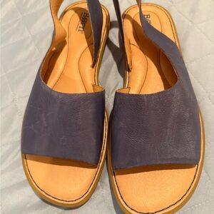 Born Women's Sandals in Purple and Tan